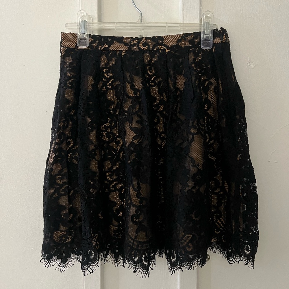 Michael Kors Black Lace Skirt